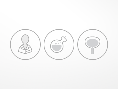 Icons for Biopharma flat icons simple