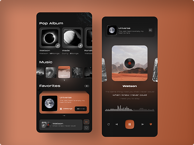 Next Music app black design icon music ui ux