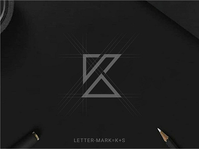 LETTER MARK K S LOGO creative design custom design flat logo graphic design klogo ks logo letter logo lettermak logo lettermark logo design minimal minimalist design minimalist logo minimalist logo design modren logo monogram professional logo slogo trademark unique logo