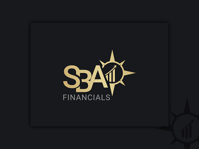 sba financials accounts logo arrow logo compass creative design custom logo finance financial advisor financial logo financials graphic design logo design logo designs logodesign minimal minimalist logo modren logo monogram professional logo unique logo