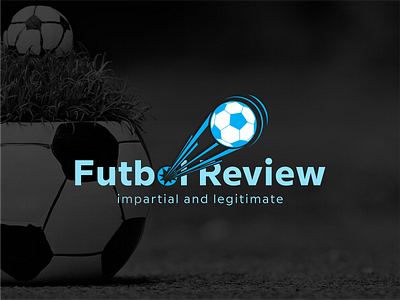 FUTBOL REVIEW clever creative logo flat football football logo football team futbol futbolreview letter logo logo design minimal minimalist modren professional logo seek simple sports sports logo team unique logo