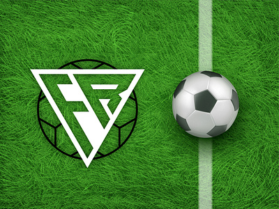 FR FOOTBALL LOGO creative design design graphic design logo logo design minimalist logo modren logo professional logo unique logo