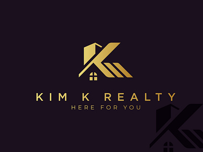 KIM K REALTY construction creative design home homesforsale househunting inspiration interiorstyle justlisted khome klogo lifestyle logo luxury luxyryrealestate minimalist logo professional logo real estate realestatestyle realty unique logo