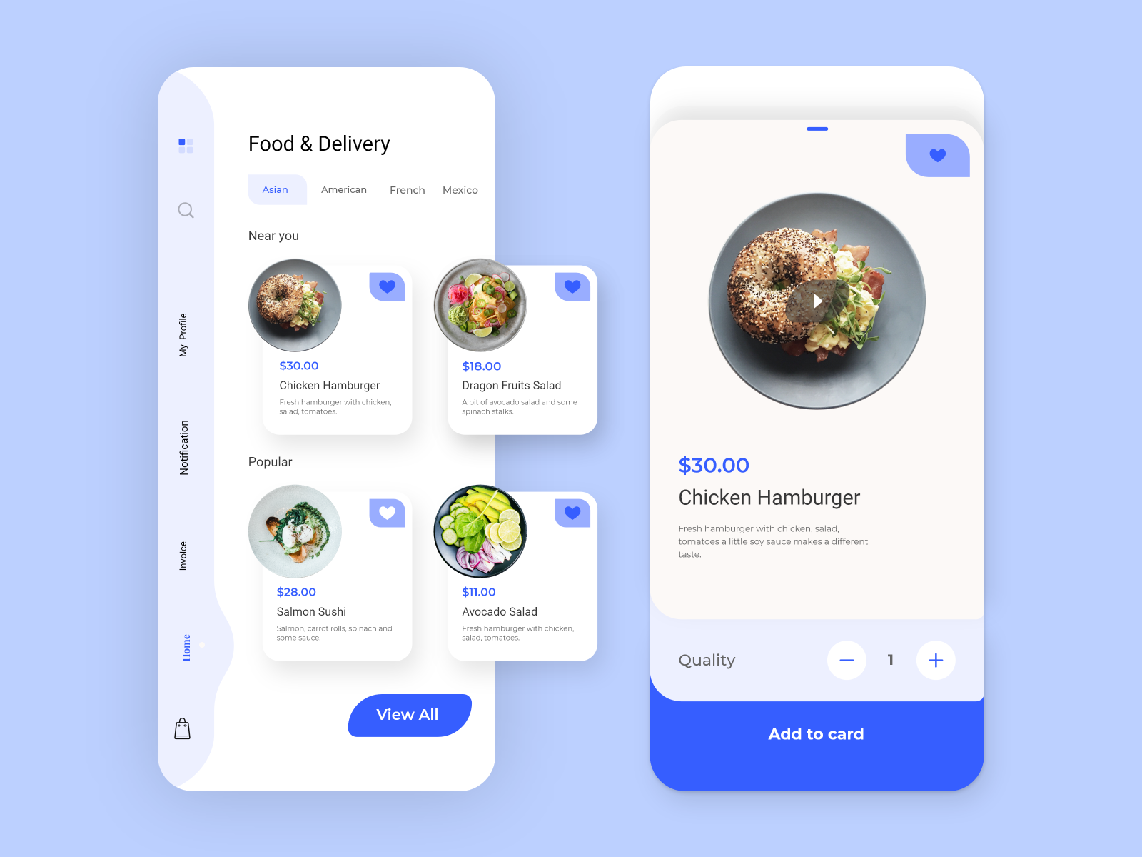 Food Delivery - Mobile App by Iroshan De Zilva on Dribbble