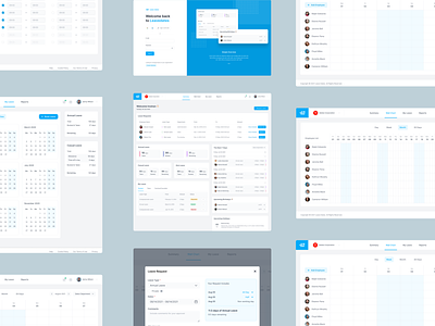 LeaveDates Dashboard Redesign admin admin panel dashboard design system figma hr software leave management leavedates redesign ui uidesign uxdesign