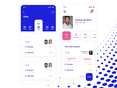 Driver Booking adobe xd adobexd app apple driver driver app ios ios app mobile app uidesign