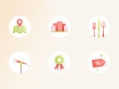 Illustrative Icons for Search Tags app design icon icon design icons design illustration illustration for icons search tag icons ui uiux