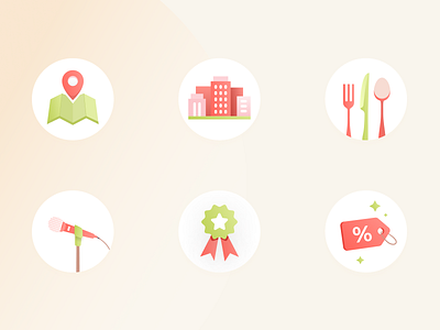 Illustrative Icons for Search Tags