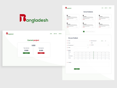 Inspiring bangladesh logo/website ui adobe design flat logo minimal ui ux web website