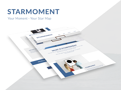 starmoment(99 design contest) adobe branding design flat type ui ux web website