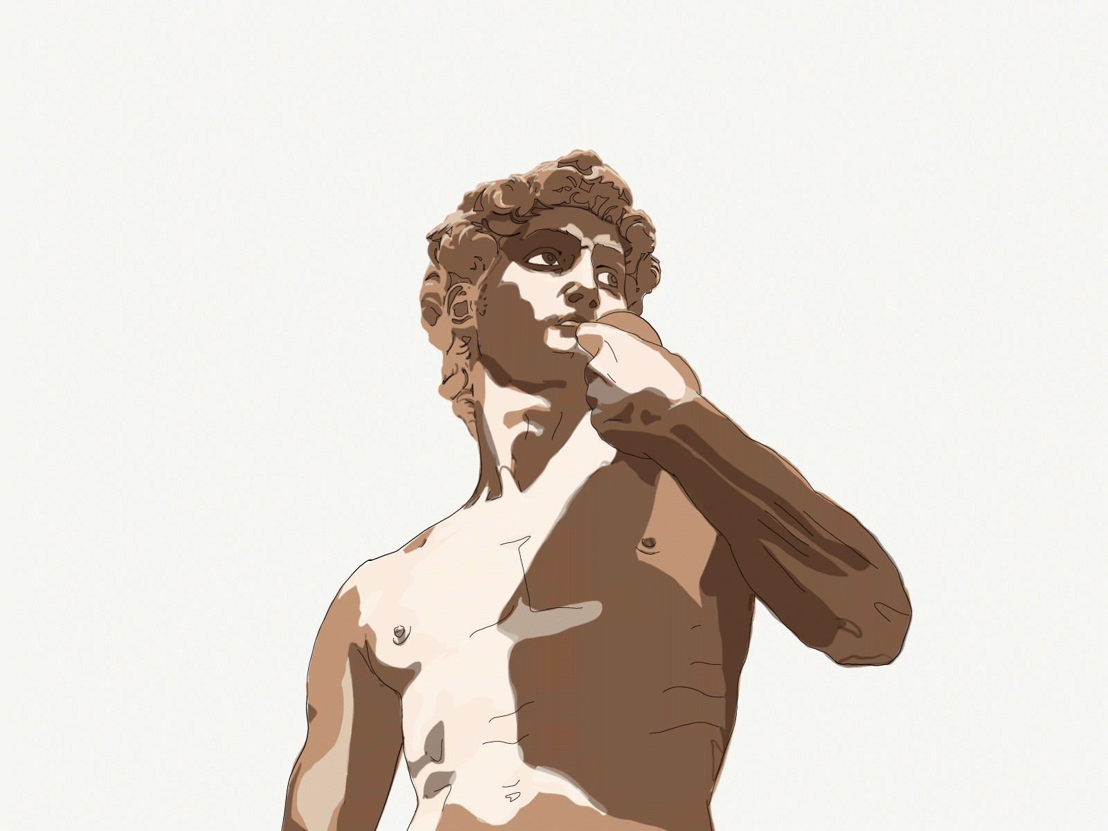 David animated gif animation david florence gif gif animated illustration italy michealangelo vector