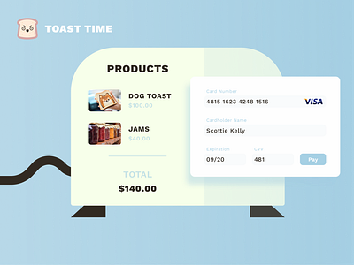 Daily UI :: 002 :: Credit Card Checkout