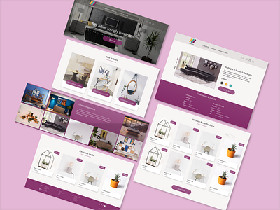Project: Maynooth Furniture (Desktop) brand identity branding desktop design furniture store ux ui web design website