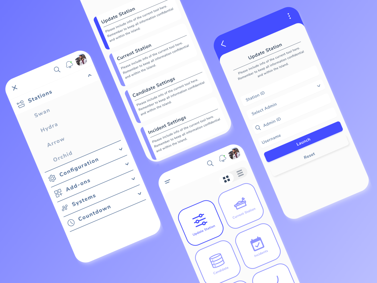 Internal Admin Dashboard (Mobile) by Jeff on Dribbble