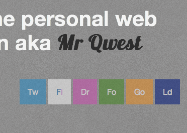 Mr Qwest - Social nav navigation social squares texture