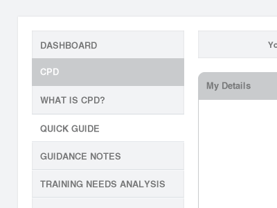 Admin Backend dashboard grey wireframe