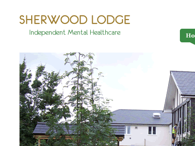 Sherwood brown design green health healthcare independent lodge logo photo white
