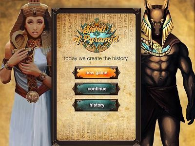 Spirit of pyramid anubis characters game iphone isida ui