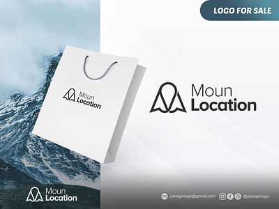 Mountain Logo & Location Logo animation app branding design icon logo ui ux vector web website