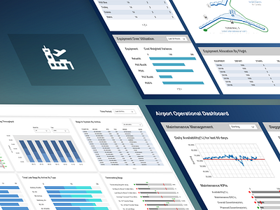 UX Dashboard Design - Airport Operational Overview