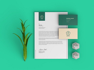 Garde - Branding branding businesscard garden letterhead