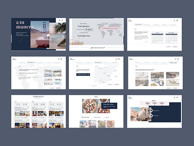 A tu manera travel app uxdesign webdesign