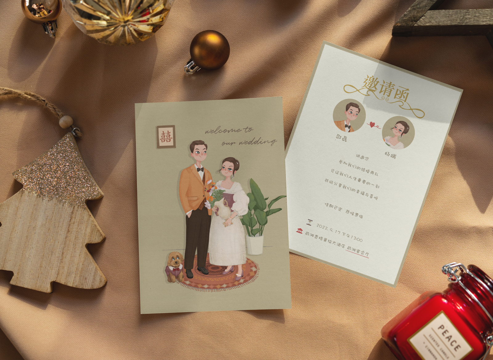 Wedding Invitation Card by Lunawan on Dribbble