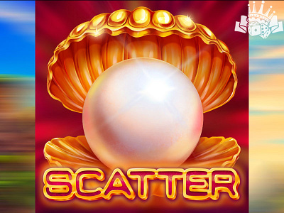 A Shell Scatter slot symbol 🐚🐚🐚 gambling game art game design graphic design ocean symbol ocean symbols ocean themed shell shell slot symbol shell symbol slot design slot designer slot developer slot machine art slot machine design slot symbol slot symbol design