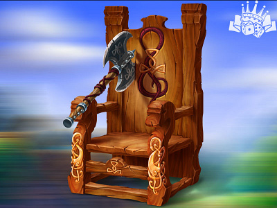 Viking Throne as a slot symbol