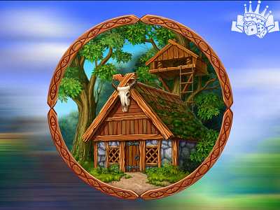 Viking Longhouse as a slot symbol