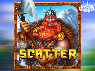 A Viking as a SCATTER symbol digital art gambling game art game design slot design slot machine slot machines viking viking slot art viking slot machine viking symbol art viking symbol development viking symbols viking symbols design viking themed viking themed art viking themed slot