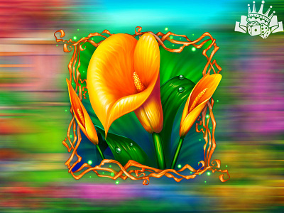 A Yellow Calla as an another slot symbol⁠ 💐💐💐 calla illustration calla symbol calla symbol design callaby flower flower illustration flower slot flower symbol game graphics game symbols art game symbols design slot game grphics slot game illustration slot symbol slot symbol design slot symbols symbol slot