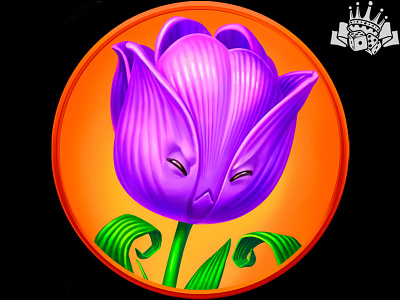 A Tulip slot symbol⁠ 🌷🌷🌷 gambling game art game design slot development slot game slot game graphics slot machine graphics slot symbol developer slot symbol development tulip tulip art tulip design tulip illustration tulip slot tulip slot symbol tulip symbol tulip themed slot