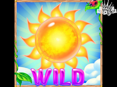 A Sun as a WILD slot symbol ☀☀☀ gambling game art game design slot game art slot game design slot machine illustration slot symbol art slot symbol design slot symbol developer slot symbol development sun icon sun illustration sun slot symbol sun symbol