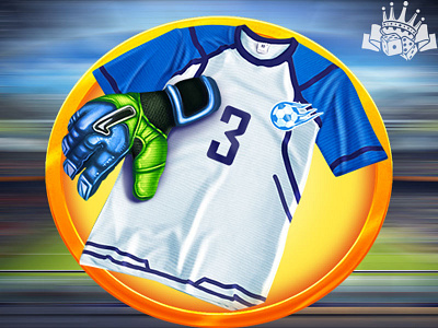 Goalie uniform as a slot symbol football symbols football syymbols football themed gambit gambling gambling art gambling design game design slot game graphics slot machine art slot machine graphics slot symbol art slot symbol design