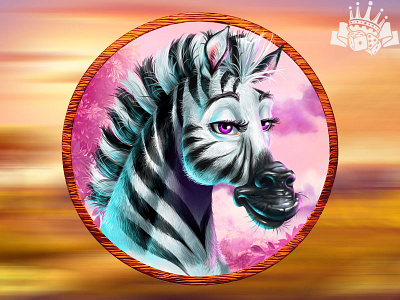A Zebra as a slot game symbol⁠