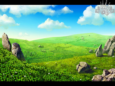 Leprechaun Themed Game Background