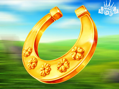 Horseshoe as a slot symbol digital art gambling game art game design graphic design irish slot irish themed irish themed symbols slot design slot developer slot game grphics slot machine graphics slot symbol development slot symbols slot symbols design