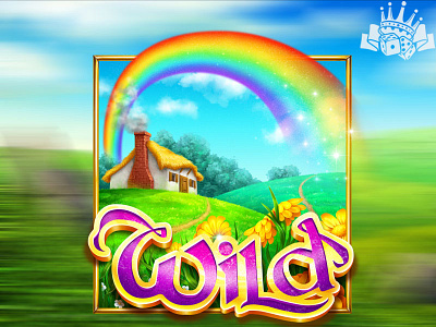 Rainbow as a WILD slot symbol game art game design graphic design illustration irish slot irish slot game irish slot machine irish themed irish themed slot rainbow rainbow art rainbow design rainbow illustration rainbow slot symbol rainbow symbol slot game art slot game graphics slot machine slot machine art slot machine graphics