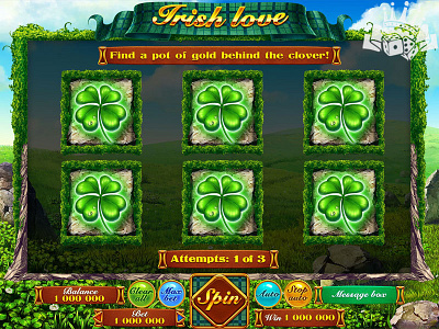 Bonus game of Irish Themed slot game