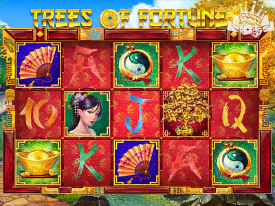 Game Reels of the slot machine "Trees of Fortune"