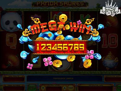 Mega Win Winning Screen⁠ by Slotopaint on Dribbble