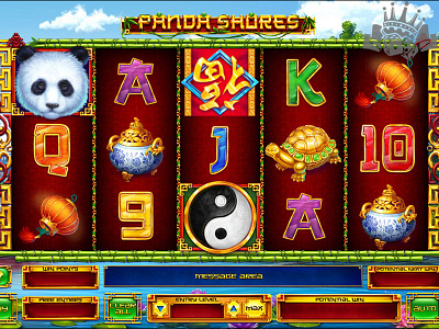 Game Reels for the slot machine "Panda Shores"