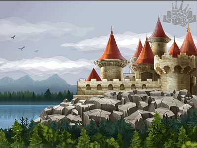 Medieval Themed - Game Background background background art background design background illustration background image gambling game art game design graphic design illustration slot design slot game slot game art slot graphics slot machine