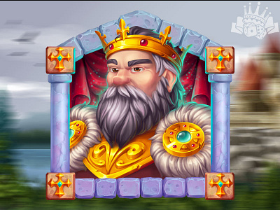 Slot character - a King character art character concept character design character design studio character designer character designs characterdesign gambling game art game design graphic design king king character king design king icon slot design slot machine slot machines symbol symbols