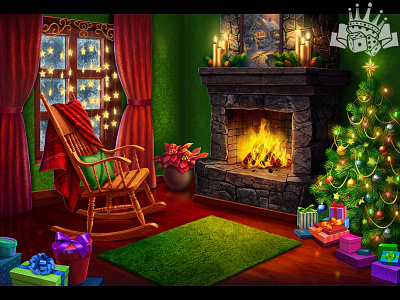 Slot game Background - "Christmas Miracle" background background art background design background illustration casino design casino designer casino slot digital art digital designer digital graphics gambling game art game design graphic design slot design slot designer slot game art slot game design slot game developer slot game graphics