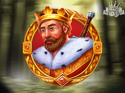 A King as a slot game character digital art digital design digital graphics digitalart gambling game art game design graphic design king king character king symbol slot design slot game art slot game design slot machine art slot machine design slot machines symbol design symbol slot