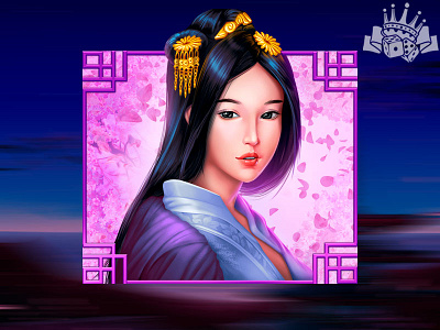 A japanese girl as a slot character digital art gambling gambling art gambling design game art game design girl art girl symbol graphic design japanese japanese art japanese design japanese style princess slot design slot symbol slot symbol art slot symbol design slot symbol development slot symbols