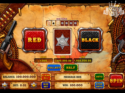 Gamble Game (Risk Game) Design for the Cowboy themed slot digital art gamble gamble design gamble game gambling gambling art gambling design game art game design graphic design illustration risk game slot art slot art illustration slot design slot gamble slot game art slot machine art slot machine design slot machine illustration