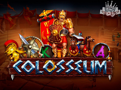 Boot screen for the Colosseum themed slot game boot screen casino design casino designer digital art gambling game art game design game designer graphic design slot art slot design slot designer slot game designer slot illustration splash splash screen splash screen design splashscreen